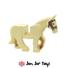 LEGO Tan Horse Poseable w/