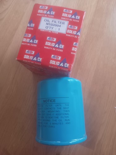 Engine oil filter solid - engine,
