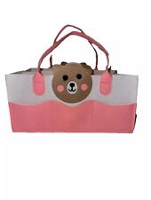 Felt Baby Caddy Organizer Bear