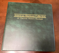 American Heirloom Collection Vol. 2 US Stamp Album Binder Few Mint Stamps Mounts