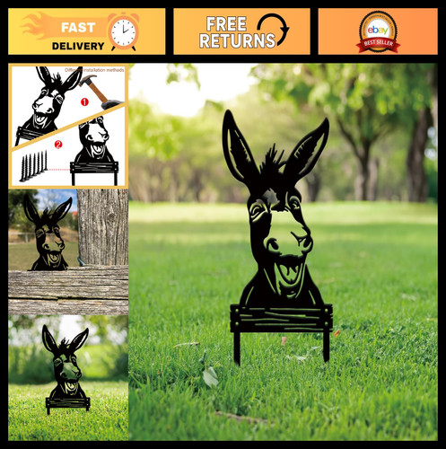 Funny metal donkey - funny,