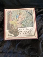 Beatrix Potter Paths And Burrows Peter Rabbit Snakes & Ladders Game 1988