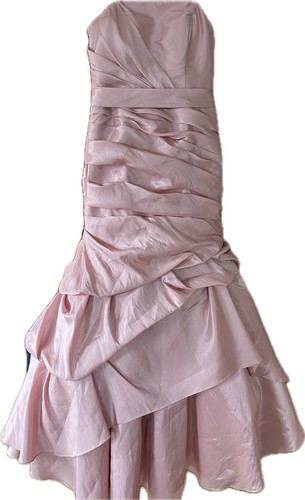 Ronald joyce pink ruched satin - ronald,