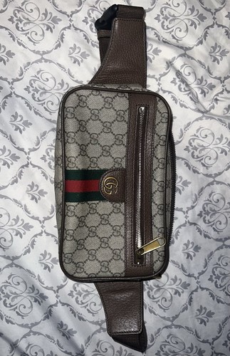 Gucci monogram brown belt - monogram,