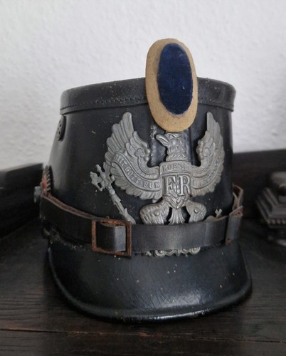 Prussian hunter shako leather - prussian,