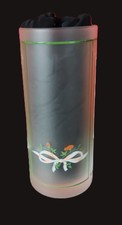 Eternal Beau Frosted HiBall Glasses, approx 5.5in tall
