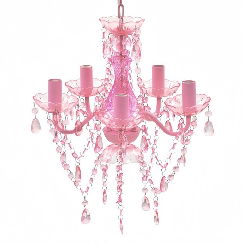 Transparent crystal chandelier - transparent,