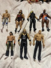 WWE Action Figure Bundle 3x Figures Mattel Elite Wrestling Action Figures