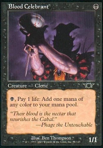 Blood celebrant legions ex - blood,