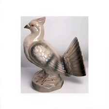 Rare VTG JEMA Pigeon Figurine No. 180 Holland Lusterware Hard to Find Birds Nice