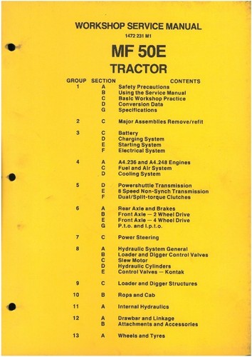 Massey ferguson mf50e - mf50e, tractor