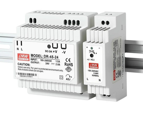 Din rail power supply 15w - rail, 30w