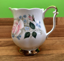 Queen Anne Cherie Vintage Bone China Milk Jug / Creamer Bone China