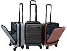 4 Wheels Spinner Hard Shell Cabin Trolley Hand Luggage Laptop  Suitcase Bag uk