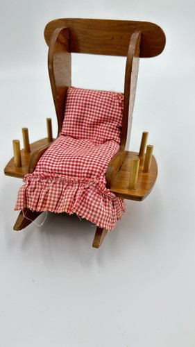 Vintage wooden rocking chair - vintage,