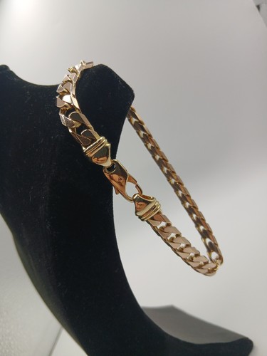 Heavy 9ct gold old school - 9ct, curb