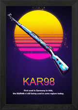 KAR98 80s Framed Wall Art