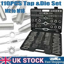 110 Pcs Tap and Die Set Metric