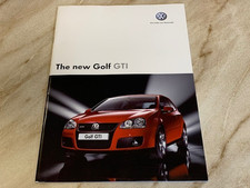 Volkswagen Golf GTI Mk5 2004 2005 Brochure 