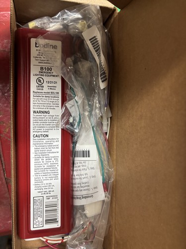 Bodine b100 emergency - bodine,