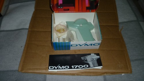 Vintage 1970s dymo 1700 label - 1970s,