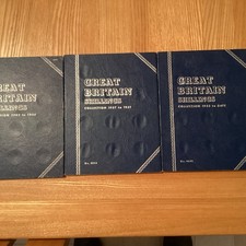 Whitman Coin Folders Empty