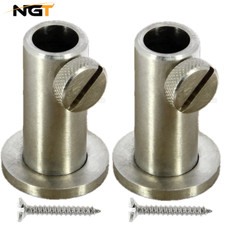 2x NGT Stainless Steel Stage Stands Carp Fishing Bank Sticks Platform Decking