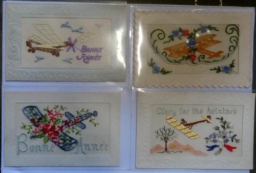 Ww1 slik postcards airplanes - -,
