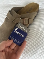 Birkenstock Boston Clogs Taupe