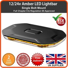 Amber Flashing Recovery light bar Beacon Light Bar 12v 24v warning truck led van