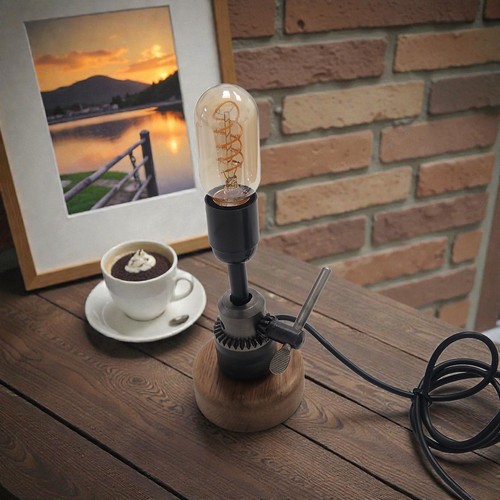 Pillar drill chuck table - chuck, lamp
