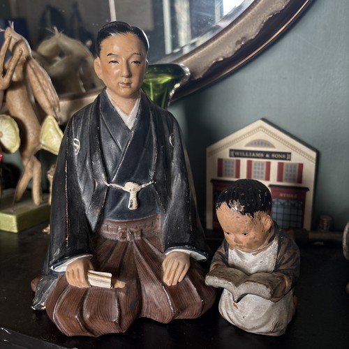 Two antique japanese - japanese, hakata