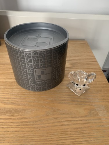 Swarovski silver crystal - crystal, mouse
