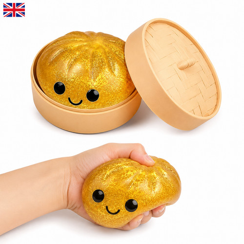 Glitter dumpling squishies - dumpling,