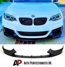 BMW 2 Series F22 F23 Gloss Black Front Splitter Spoiler Lip M Sport 2013-2021!