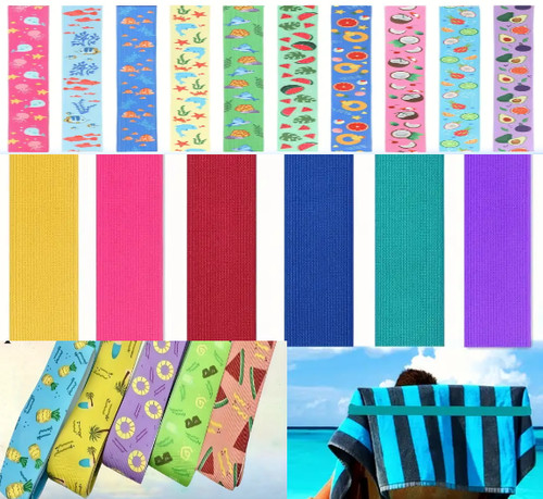 Large sunlounger towel - large,