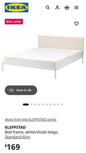 Kleppstad bed frame standard - frame,