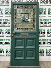 STAINED GLASS FRONT DOOR 1930s