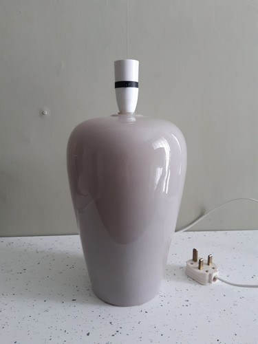 Large grey lamp base made - made, of