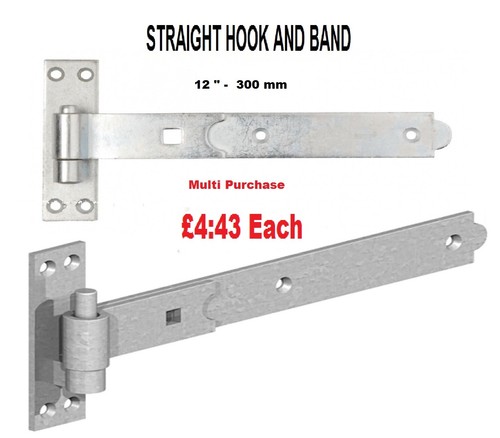 Straight band and hook - and, t