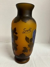 Emile Galle' "Tip" Vase w/