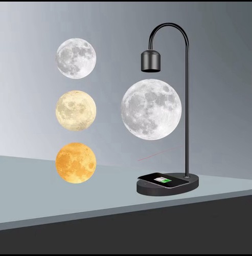 Levitating moon lamp - moon,