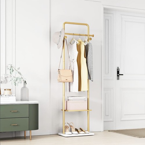 Elegant gold pole clothes - elegant,