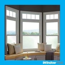 Bubble Free Bathroom Frosted Privacy Glass Window Tinting Film Vinyl Adhesive