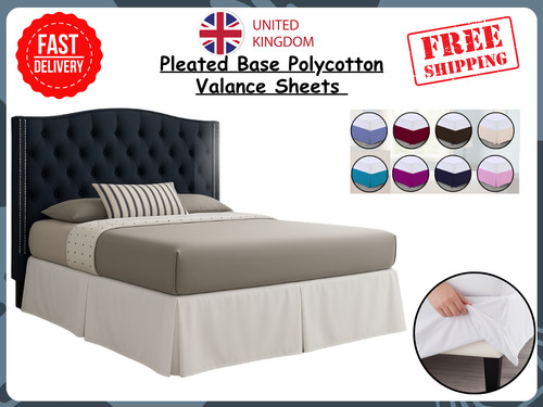 Pleated base valance sheets - base,