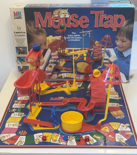 Vintage 1986 mouse trap board - mouse,