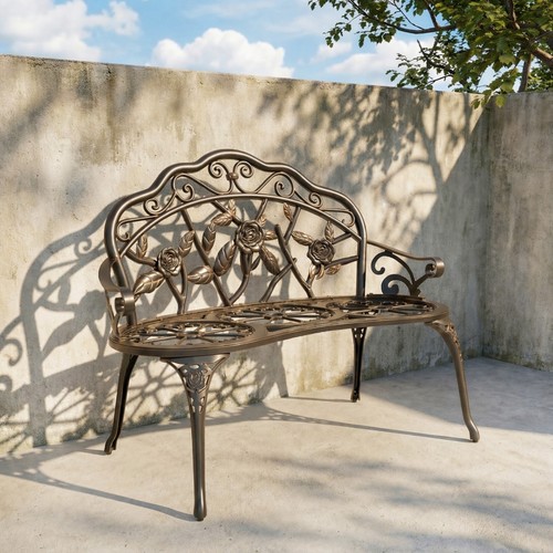 Vintage garden bench seater - vintage,
