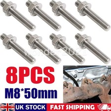 8x M8 Exhaust Manifold Studs