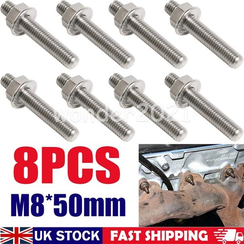 Exhaust manifold studs - 8x, m8