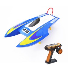 DT M380 Gemini Fiber Glass Electric Racing Speed W/ ESC Motor Servo RTR RC Boat